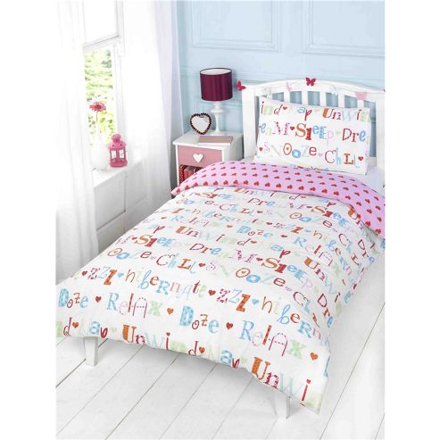 Image of Rapport Kids Chill Out Single Quilt Set Multi Coloured