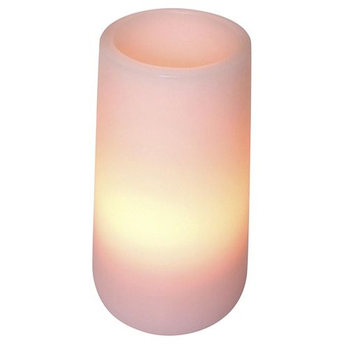 Image of Tesco Tapered Led Candle, Pink