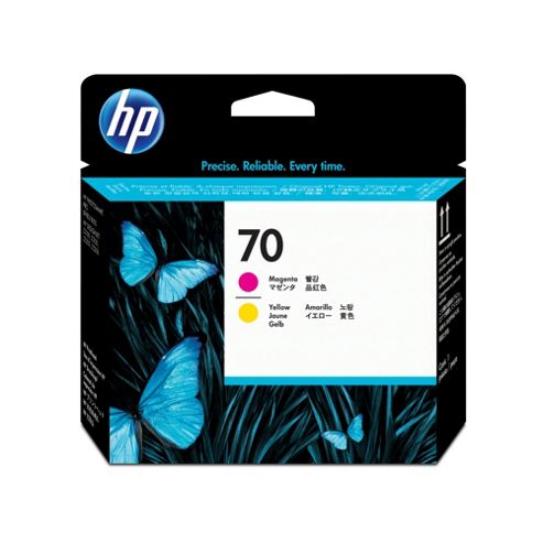 Image of Hp 70 Printhead - Magenta And Yellow