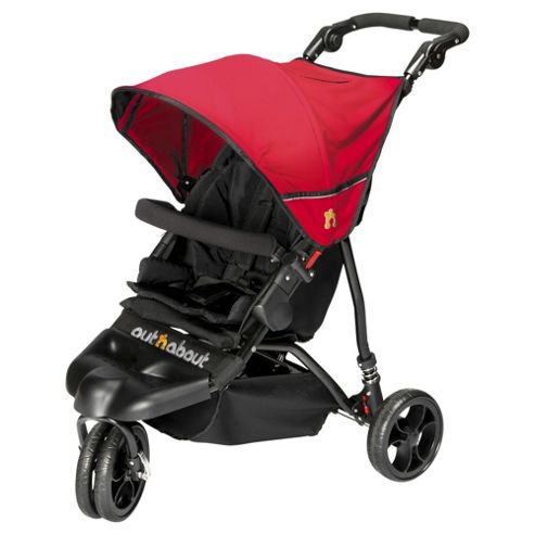 Image of Out N About Little Nipper Pushchair, Poppy Red