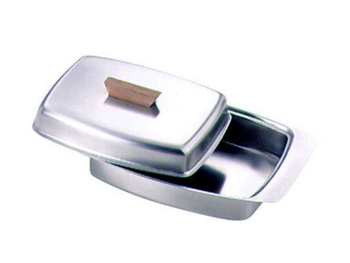 Image of Zodiac 11728 Butter Dish W/wood Knob