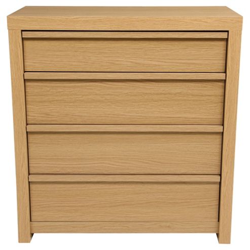 Image of Tribeca 4 Drawer Chest Oak