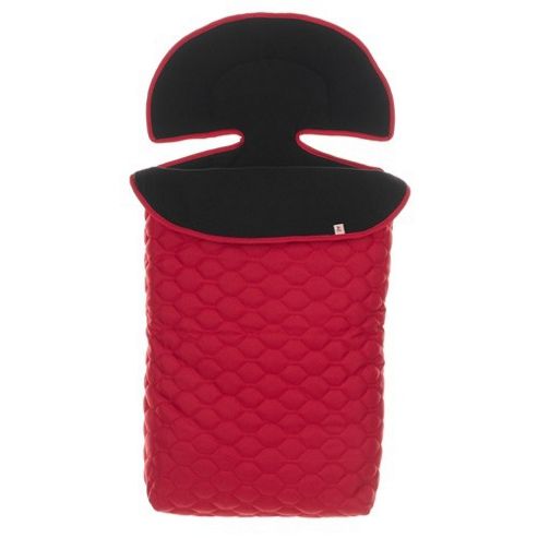 Image of Obaby Zuzu Quilted Footmuff (red)