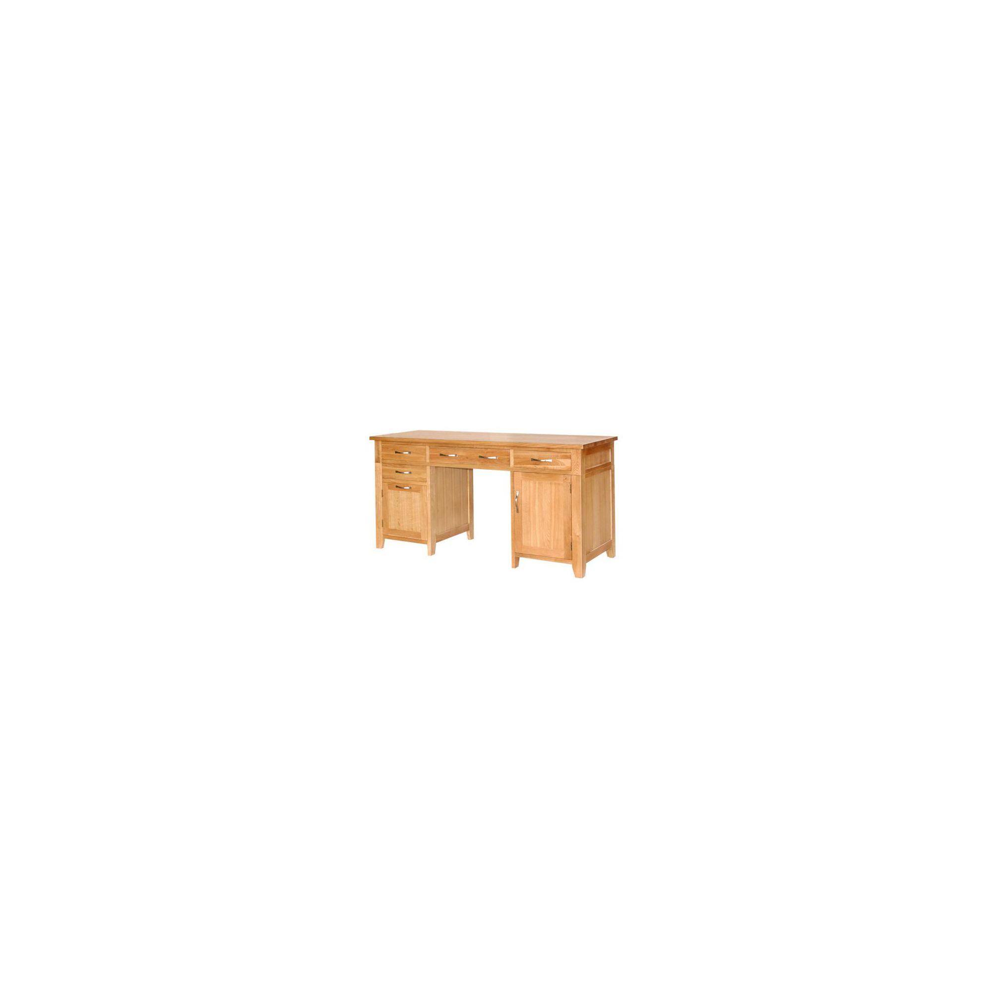 Ametis Sherwood Oak Double Pedestal Desk at Tesco Direct