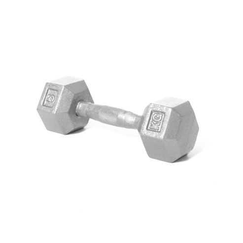 Image of Body Power 5kg Hex Dumbbell (x1)