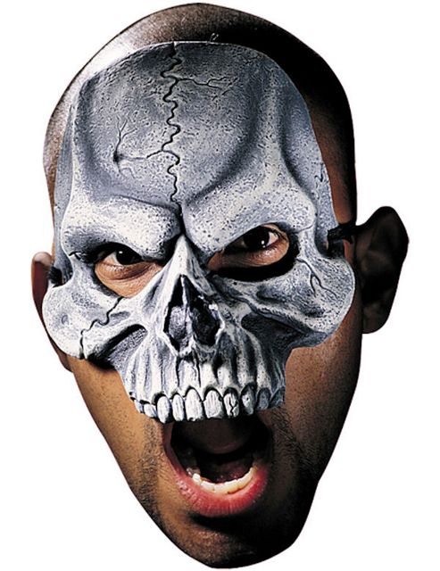 Image of Adult Skull Vinyl Chinless Mask