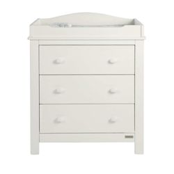 Mamas & Papas - Willow Dresser with changer - White