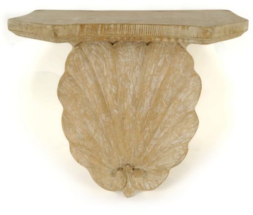 Image of Papa Theo Corbel Shelf In Natural Limed Finish