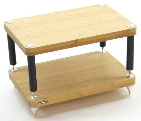 Image of Atacama Evoque Eco Natural Bamboo Hifi Stand 2 Shelves