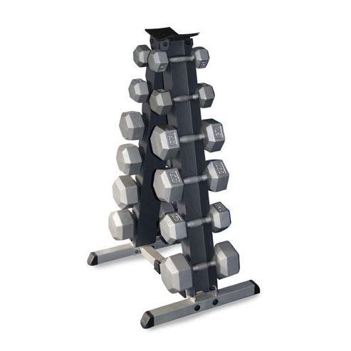 Image of Body-solid 6 Pair Vertical Dumbbell Rack (grey)
