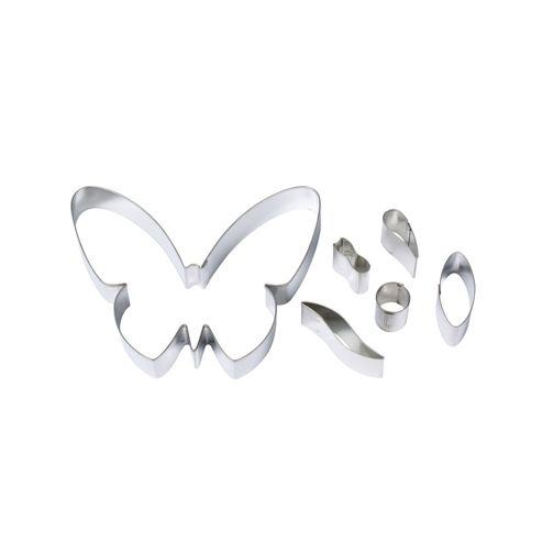 Image of Dexam Make And Bake Butterfly Cookie Cutter Set, 6 Pieces