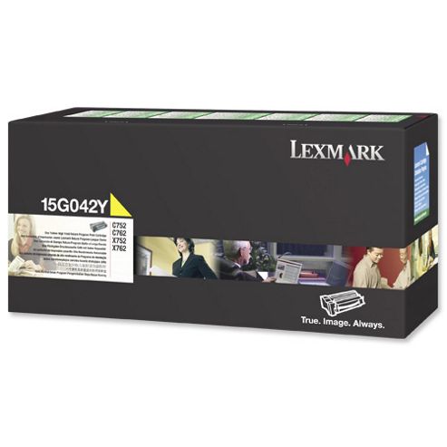 Image of Lexmark 15go42y Toner Cartridge - Yellow