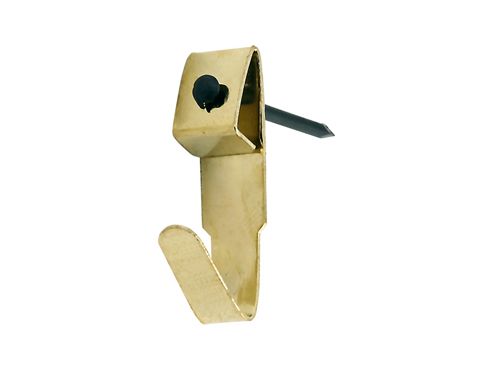Image of Basic P/p 2792 Picture Hook No1 Elelctro Brass X6