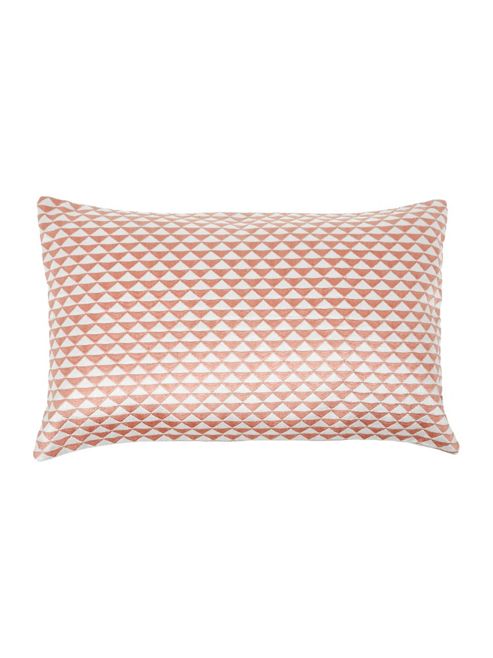 Image of Triangle Rust Cushion