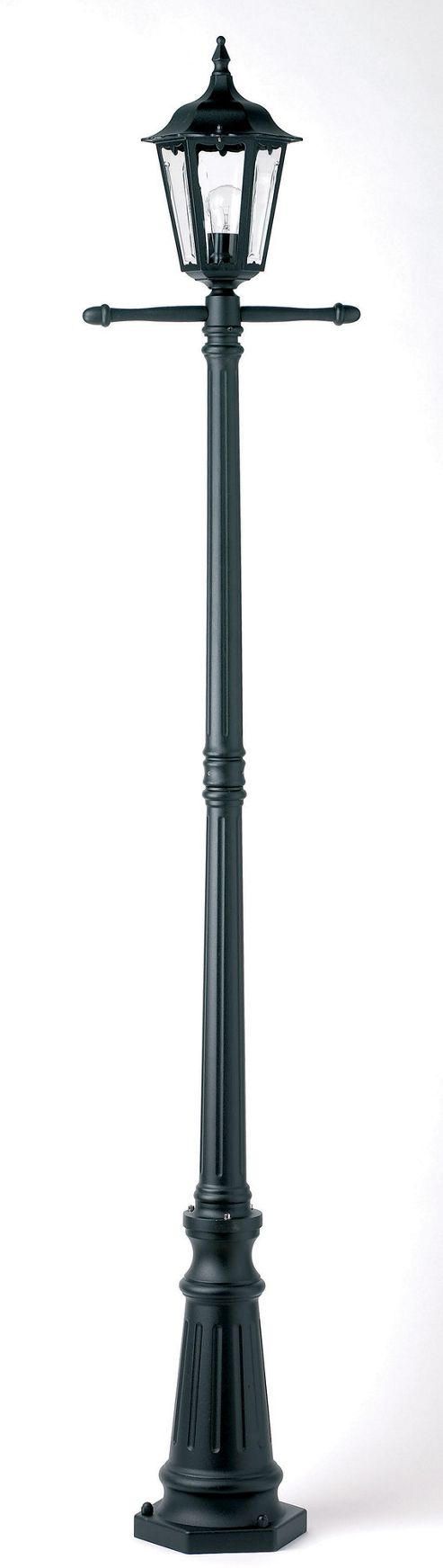 Image of Endon Lighting Tall Post Lantern In Black