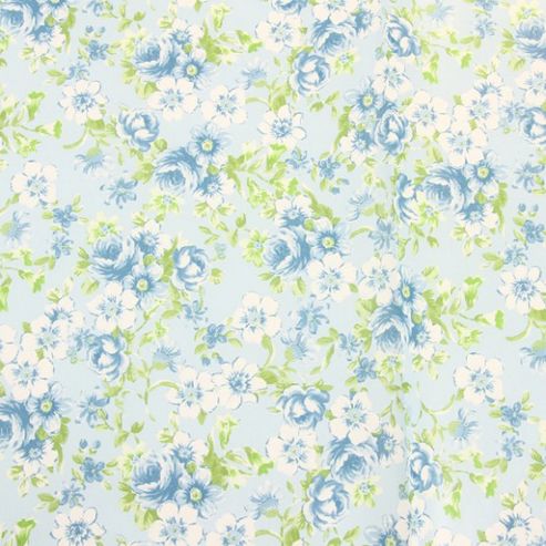 Image of Decopatch Sheet Ref. 569 Floral Blue/white/green