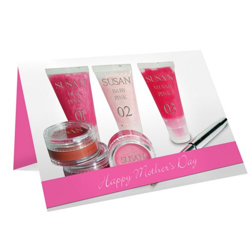 Image of Personalised Lip Gloss Card