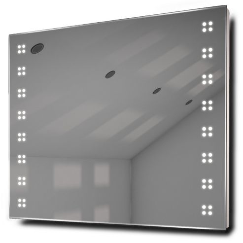 Image of Sky Ultra-slim Led Bathroom Illuminated Mirror With Demister Pad & Sensor K20a