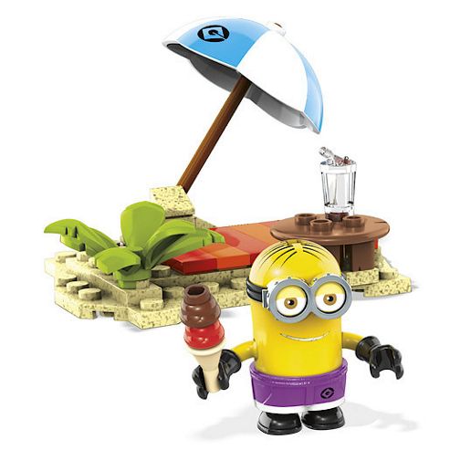 Image of Mega Bloks Despicable Me Minions' Beach Party - 29 Pieces