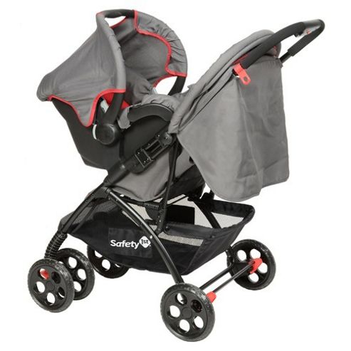 Image of Safety 1st Sf1 Travel System (red Mania)