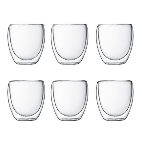 Image of Bodum Pavina Double Wall Thermo Glasses 8.5oz Box Set 6