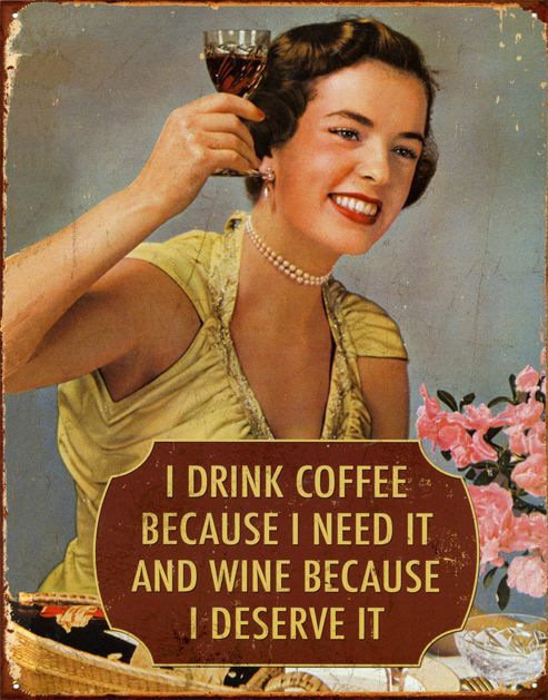 Image of I Drink Coffee Because I Need It Tin Sign