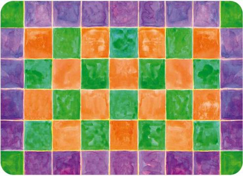 Image of Tuftop Worktop Saver, Mosaic Design, 40cm X 30cm