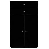 Stockholm Black Gloss Double Door Unit