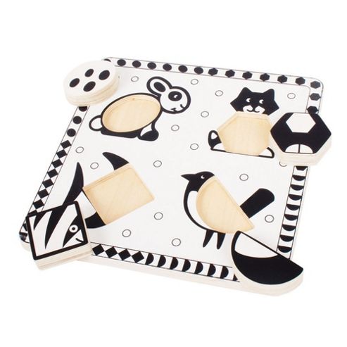 Image of Bigjigs Toys Bj515 Pets Black And White Puzzle