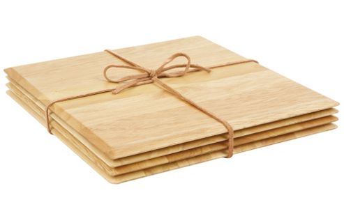 Image of T&g Woodware Ltd Square Table Mat (set Of 4)