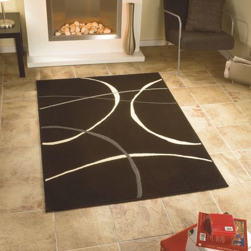 Image of Retro Classics 9255 Black 80x150 Cm Rug