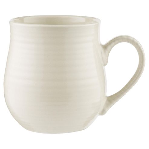 Image of Tesco Cream Ripple Mug, Single