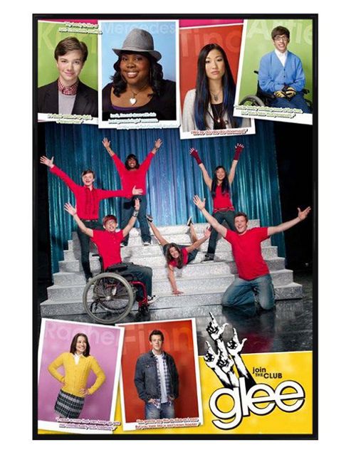 Image of Glee Gloss Black Framed Join The Club! Poster