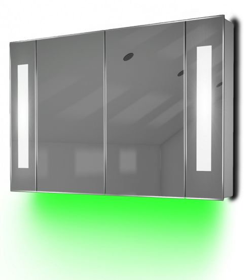 Image of Ambient Audio Bathroom Cabinet With Bluetooth, Shaver Socket & Sensor K119gaud