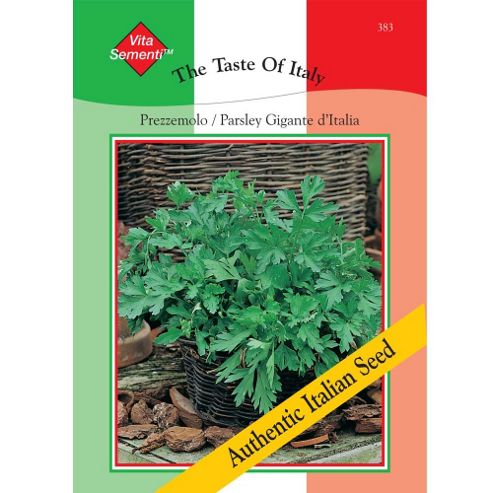 Image of Parsley 'prezzemolo Gigante D'italia' -vita Sementi&reg; Italian Seeds - 1 Packet (6600 Seeds)