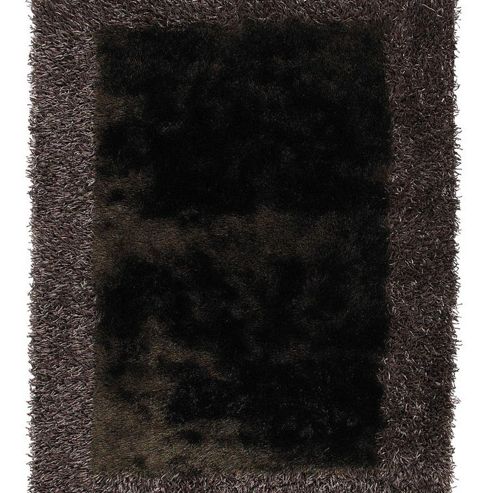 Image of Oriental Carpets & Rugs Sable 2 Brown Tufted Rug - 170cm L X 120cm W