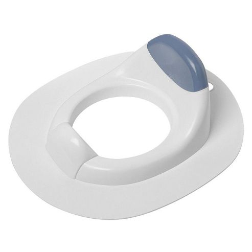 Image of Safetots Toilet Training Seat White With Blue Trim