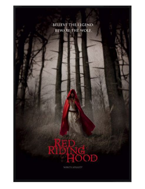 Image of Red Riding Hood Gloss Black Framed Believe The Legend Poster
