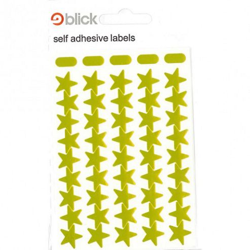 Image of Blick Stars - Gold - Labels - 135pk