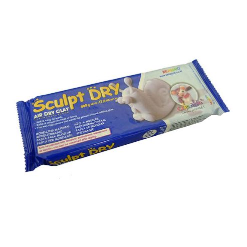 Image of Sculpt Dry Air Drying Clay - 500g - White