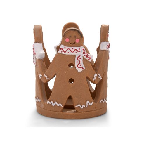 Image of Christmas Gingerbread Man Design Tealight Holder