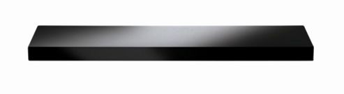 Image of Levv Living / Bedroom High Gloss Floating Shelf - 80cm - Black