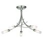 Endon Lighting Acid Semi Flush Mount in Satin Chrome
