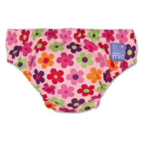 Image of Bambino Mio Swim Nappy - Extra Large Pink Daisy 12-15kg