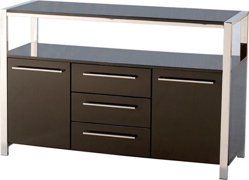 Image of Home Essence Boston Sideboard In Black
