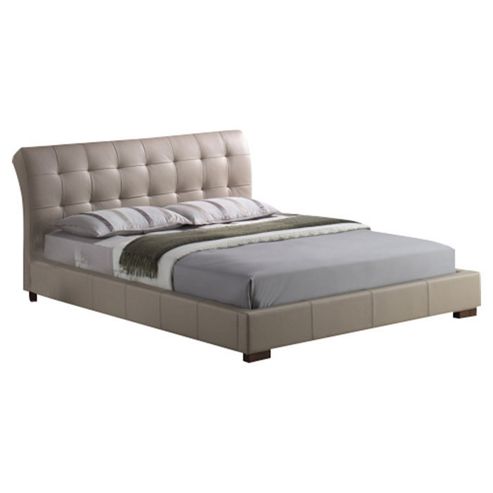 Image of Altruna Boston Bed Frame - Double (4' 6") - Black