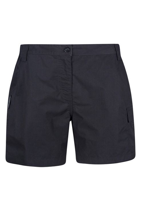 Image of Trek Lightweight Womens Quick Dry Walking Hiking Shorts - Black