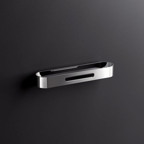 Image of Sonia S5 Towel Rail In Polished Stainless Steel - 4cm H X 30cm W X 7.9cm D