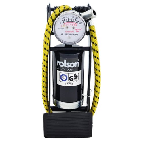 Image of Tesco Single-barrelled Foot Pump