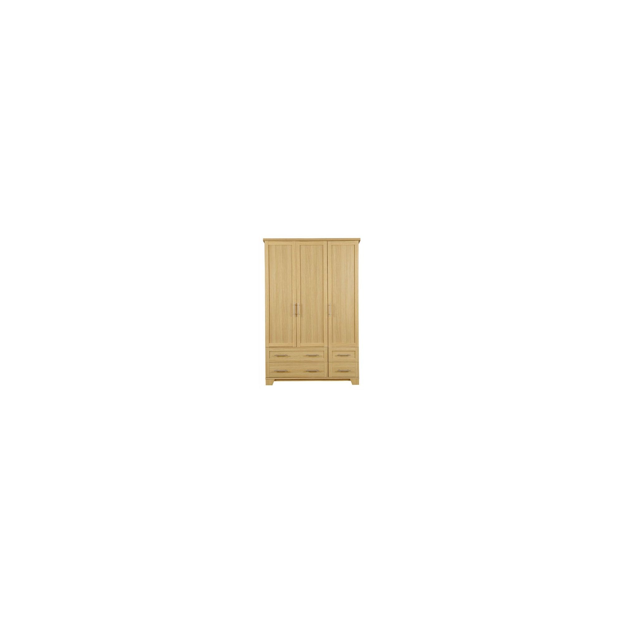 Caxton Melody 4 Drawer Wardrobe in Natural Oak at Tesco Direct